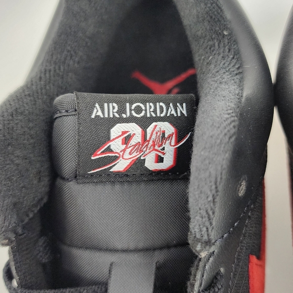 Jordan Stadium 90 Sneakers Womens Black Red White NIB - Picture 3 of 7